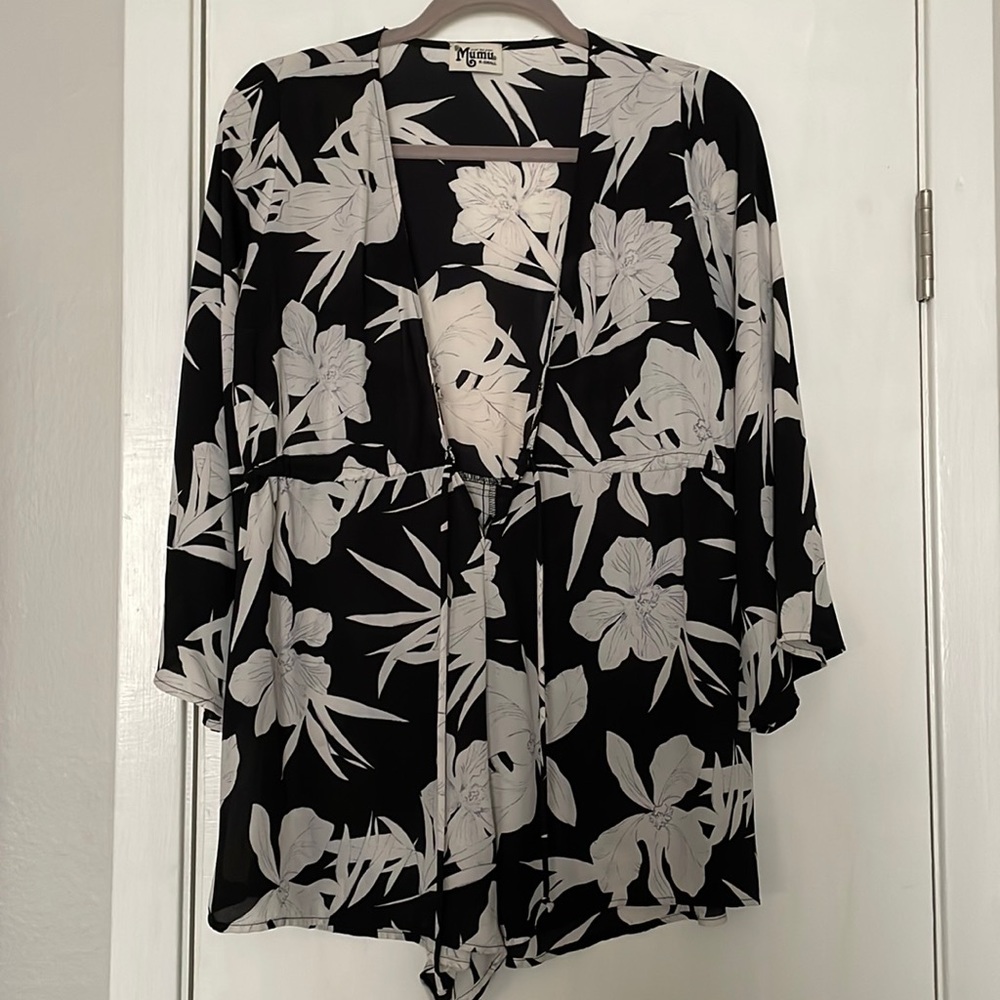 Show Me Your Mumu Tie Waist Romper